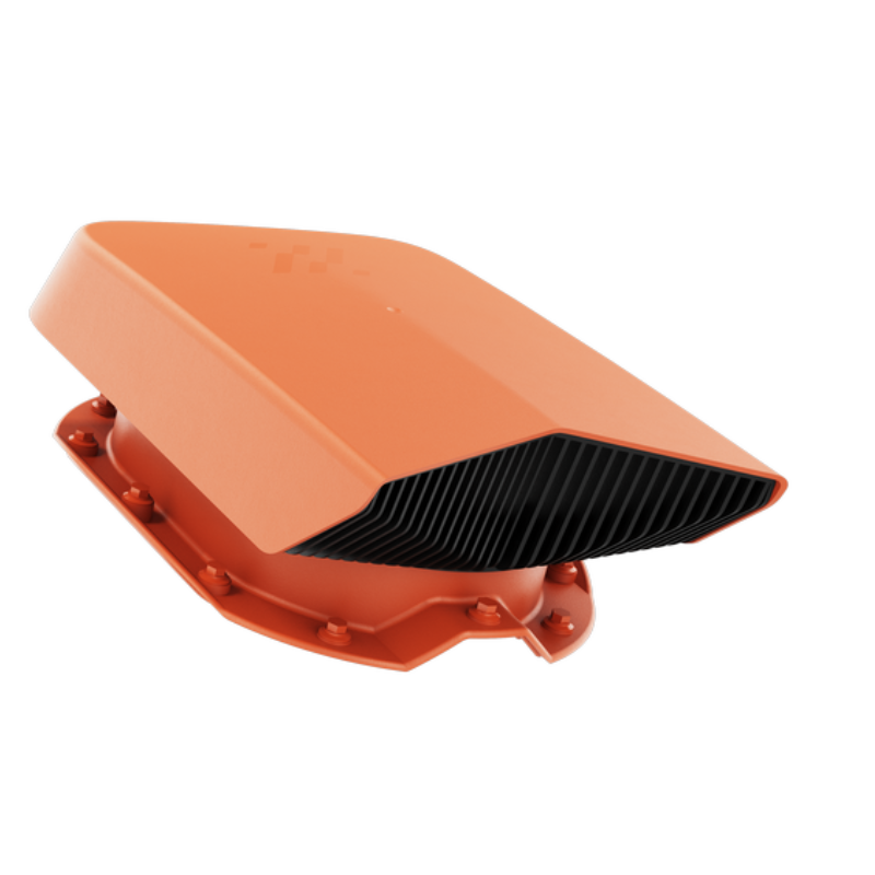 Attic vent Ivent FLOW – Metal ¾ Rib Profile Installation