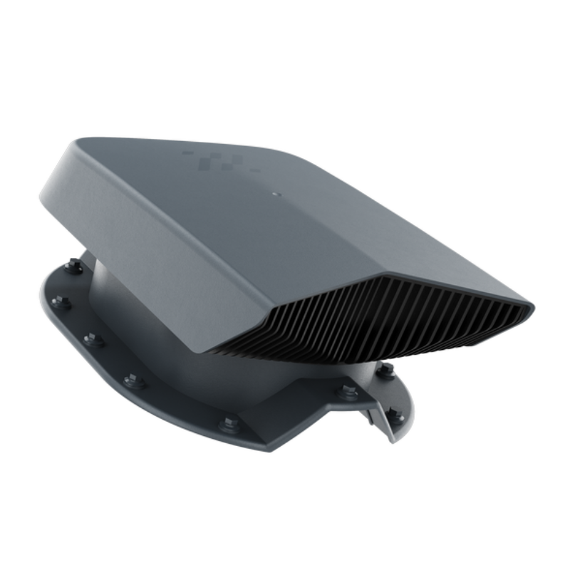 Attic vent Ivent FLOW – Metal 1 ¼ Rib Profile Installation