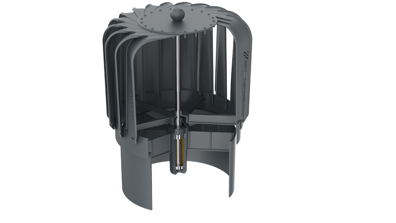 iVent TURBO 6” High-Flow Oblong Turbine Cowl