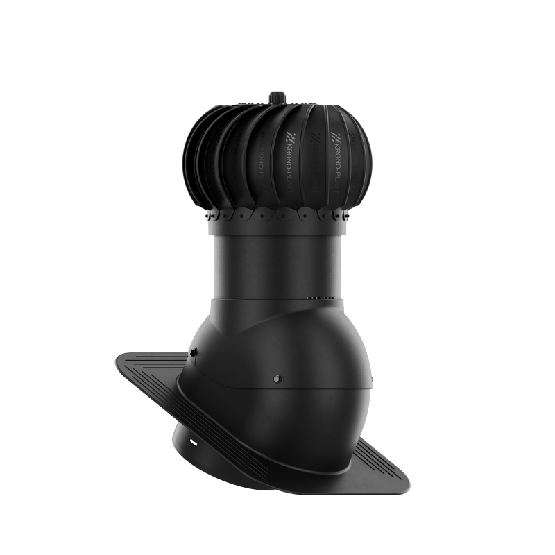 IVENT ROTO 8" ROUND – active kitchen and bathroom roof exhaust - shingles, slate, or shakes installation