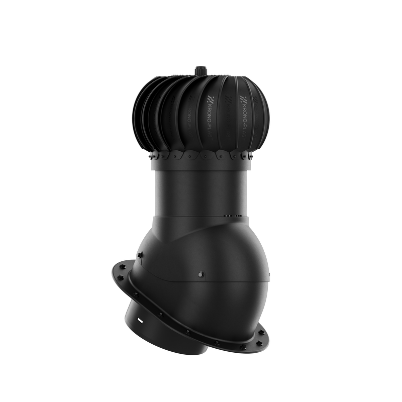 IVENT ROTO 8" ROUND – Active Kitchen and Bathroom Roof Exhaust Vent for Metal Standing Seam or Snap Lock Profiles.