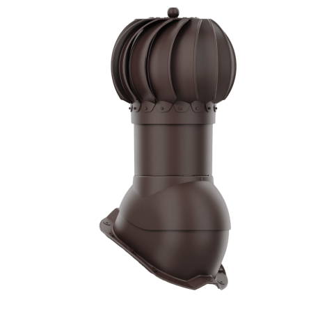 IVent ROTO ATTIC Round - Active Attic Vent for Metal Exposed Fasteners Roofing with RIB profile 3/4" high.