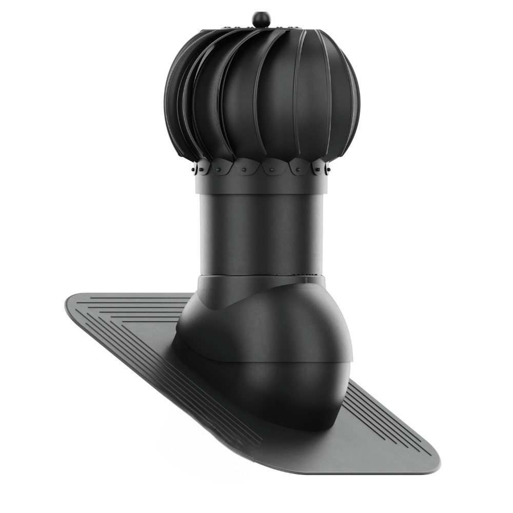 IVent ROTO ATTIC Round - Active Attic Vent for shingle, slate or shake Roofing