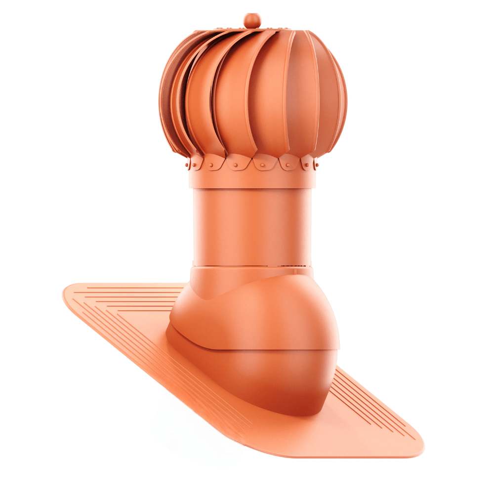 IVent ROTO ATTIC Round - Active Attic Vent for shingle, slate or shake Roofing