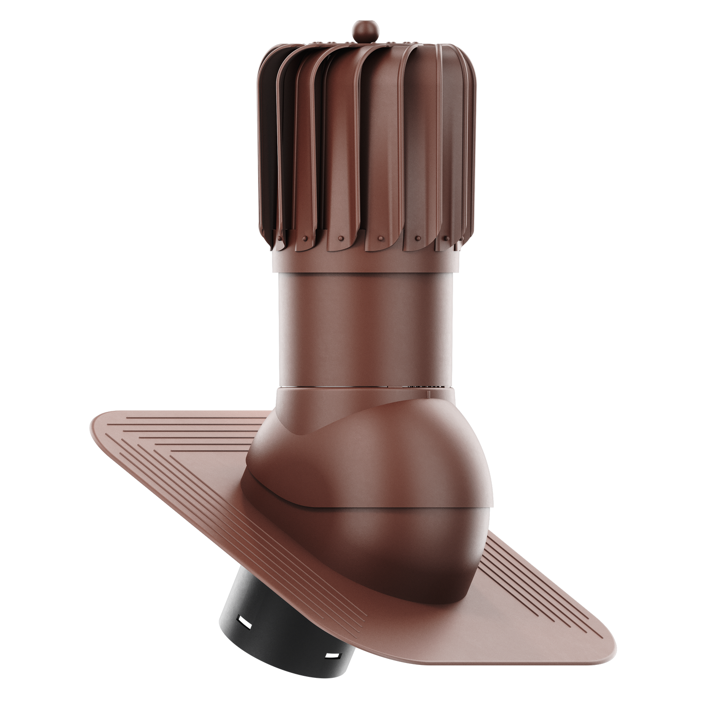 Roof turbine vent - active kitchen and bathroom roof exhaust - Ivent ROTO Oblong – Shingle Installation