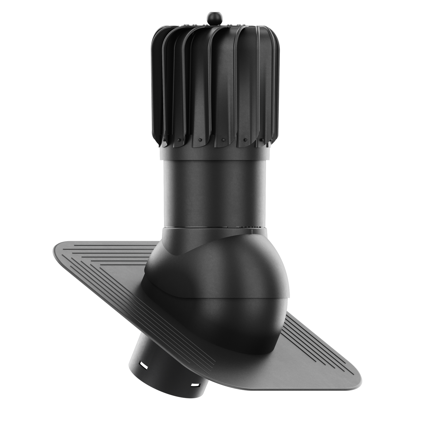 Roof turbine vent - active kitchen and bathroom roof exhaust - Ivent ROTO Oblong – Shingle Installation