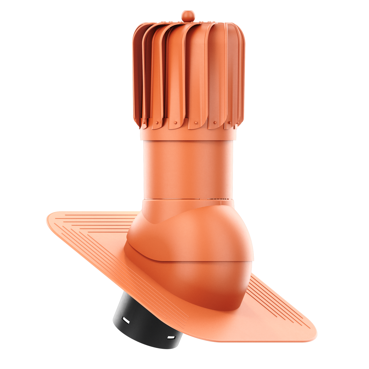 Roof turbine vent - active kitchen and bathroom roof exhaust - Ivent ROTO Oblong – Shingle Installation