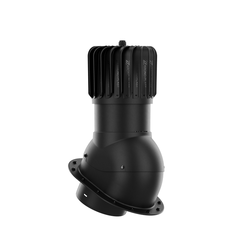 IVENT ROTO 8" OBLONG – Active Kitchen and Bathroom Roof Exhaust Vent for Metal Standing Seam or Snap Lock Profiles.