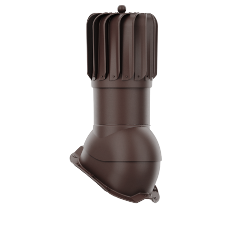 IVent ROTO ATTIC Oblong - Active Attic Vent for Metal Exposed Fasteners Roofing with RIB profile 3/4" high.