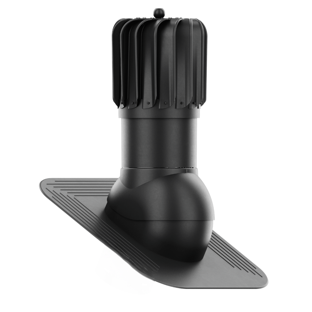 IVent ROTO ATTIC Oblong - Active Attic Vent for Shingle, Slate or Shake Roofing