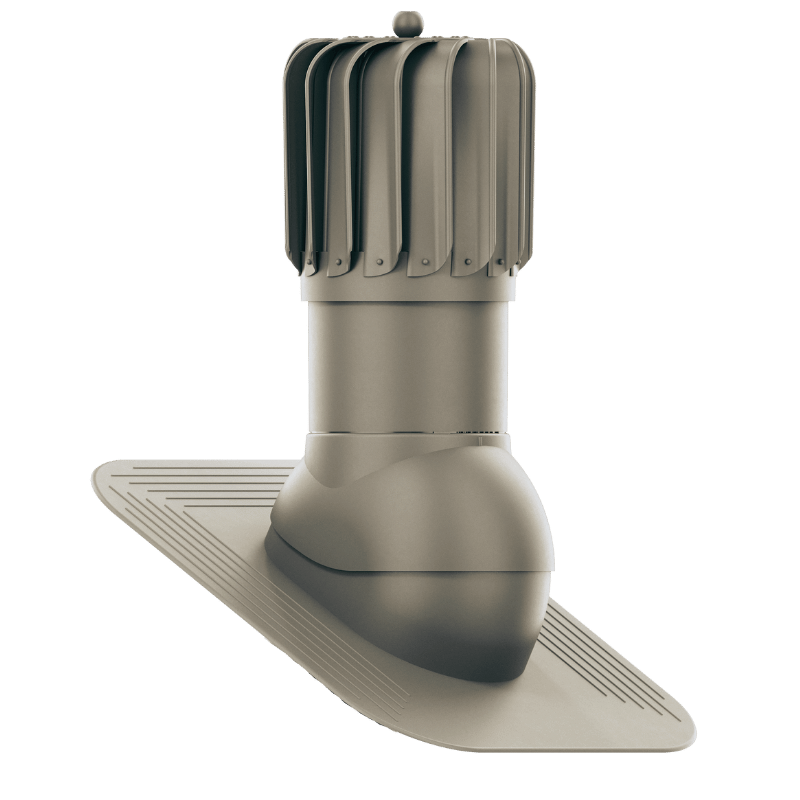 IVENT ROTO 8" OBLONG – active kitchen and bathroom roof exhaust - shingles, slate, or shakes installation