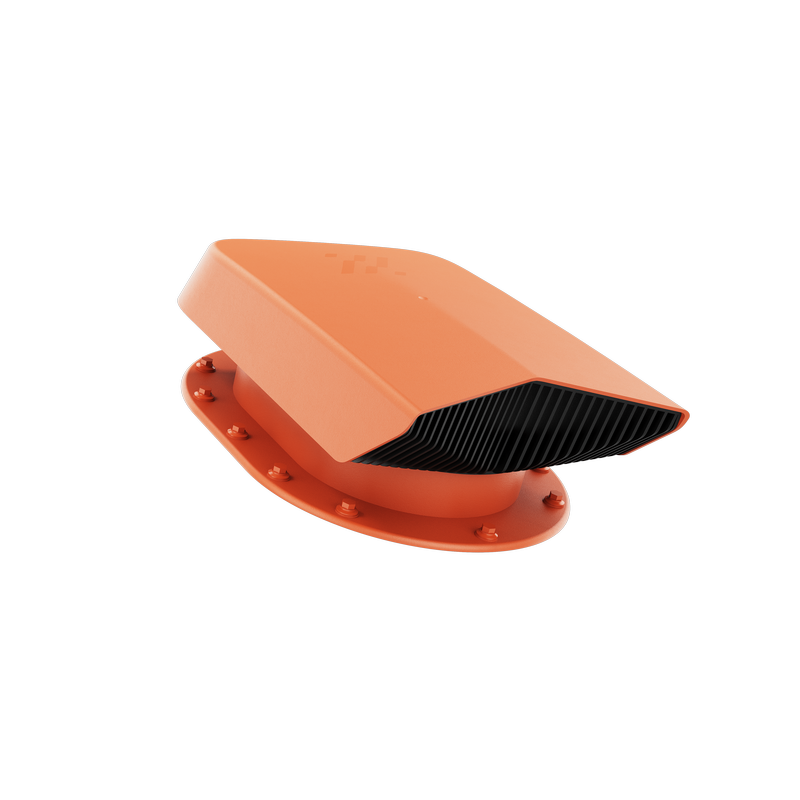 Attic vent Ivent FLOW – Metal Standing Seam or Snap Lock Installation
