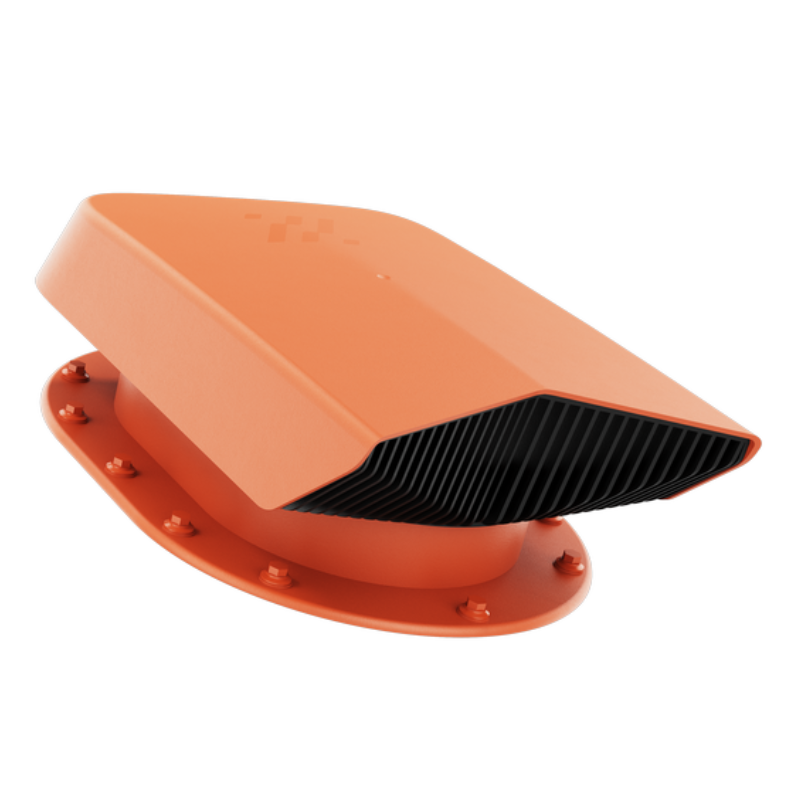 Attic vent Ivent FLOW – Metal Standing Seam or Snap Lock Installation