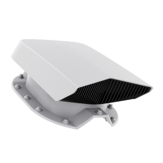 Attic vent Ivent FLOW – Metal 1 ¼ Rib Profile Installation