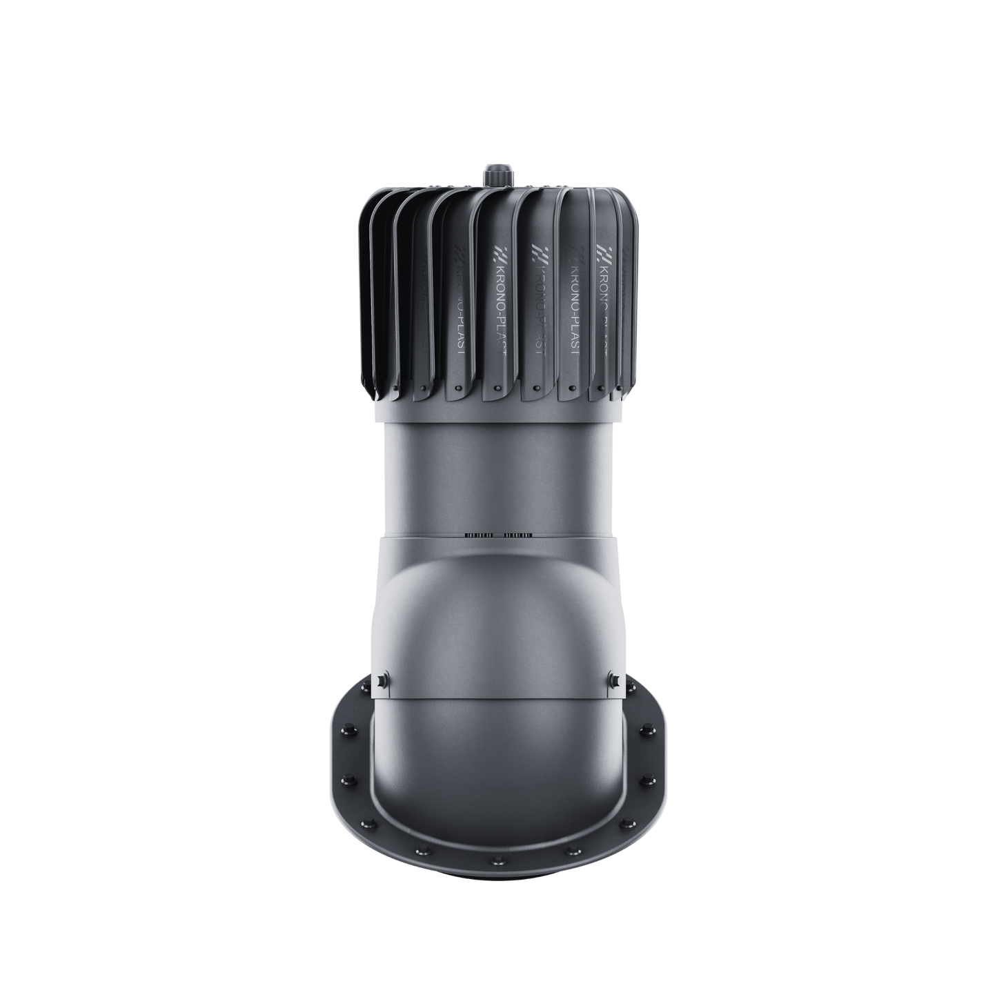 IVENT ROTO ATTIC 8" OBLONG – Active Attic Roof Exhaust Vent for Metal Standing Seam or Snap Lock Profiles.