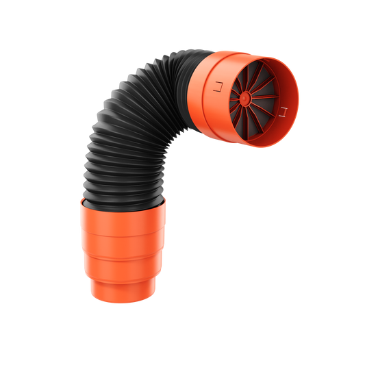 IFLEX duct 6inch – reduction to 5inch