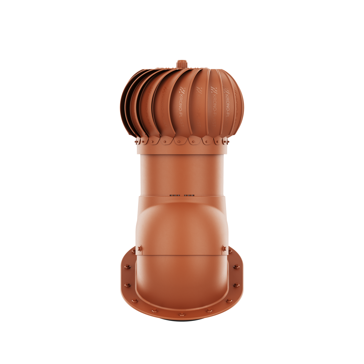 IVENT ROTO ATTIC 8" ROUND – Active Attic Roof Exhaust Vent for Metal Standing Seam or Snap Lock Profiles.