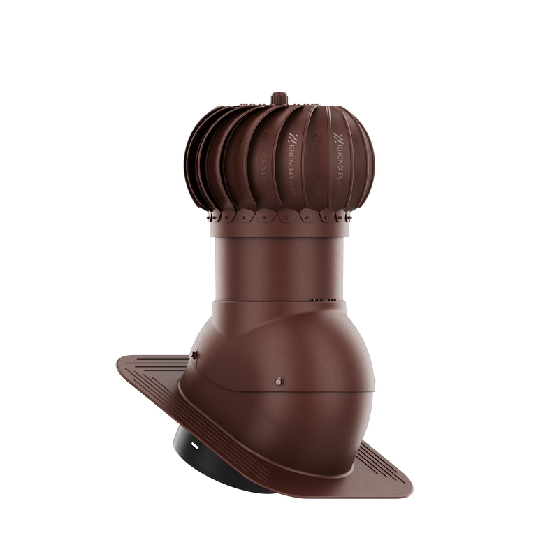 IVENT ROTO 8" ROUND – active kitchen and bathroom roof exhaust - shingles, slate, or shakes installation