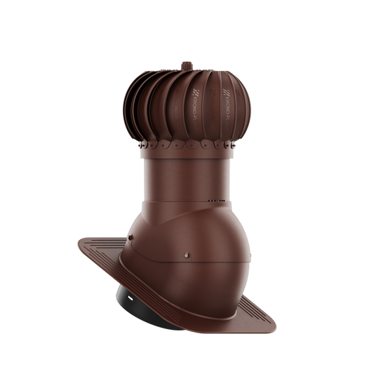 IVENT ROTO 8" ROUND – active kitchen and bathroom roof exhaust - shingles, slate, or shakes installation