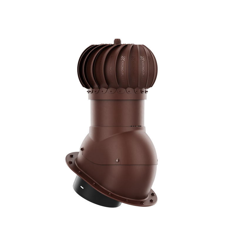 IVENT ROTO 8" ROUND – Active Kitchen and Bathroom Roof Exhaust Vent for Metal Standing Seam or Snap Lock Profiles.