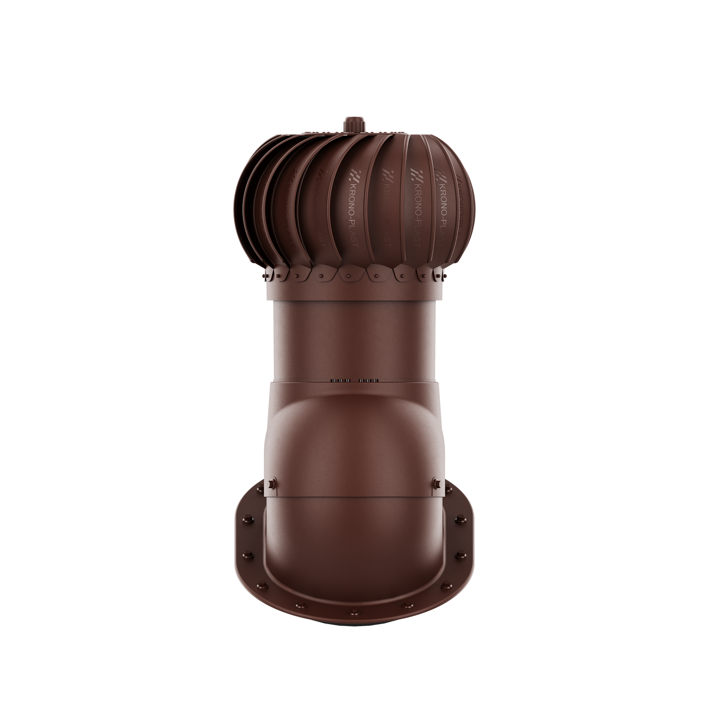 IVENT ROTO ATTIC 8" ROUND – Active Attic Roof Exhaust Vent for Metal Standing Seam or Snap Lock Profiles.