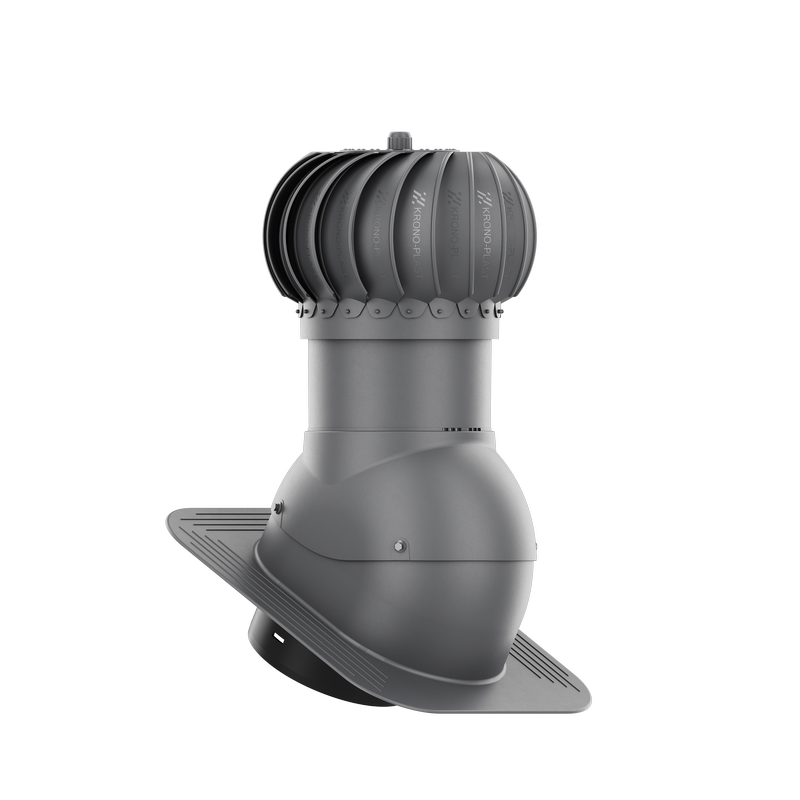IVENT ROTO 8" ROUND – active kitchen and bathroom roof exhaust - shingles, slate, or shakes installation