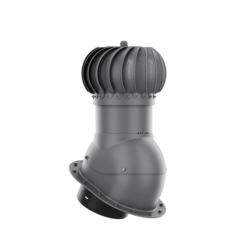 IVENT ROTO 8" ROUND – Active Kitchen and Bathroom Roof Exhaust Vent for Metal Standing Seam or Snap Lock Profiles.