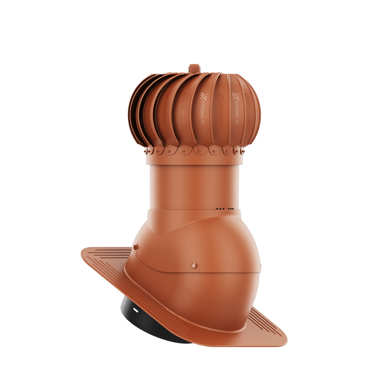 IVENT ROTO 8" ROUND – active kitchen and bathroom roof exhaust - shingles, slate, or shakes installation