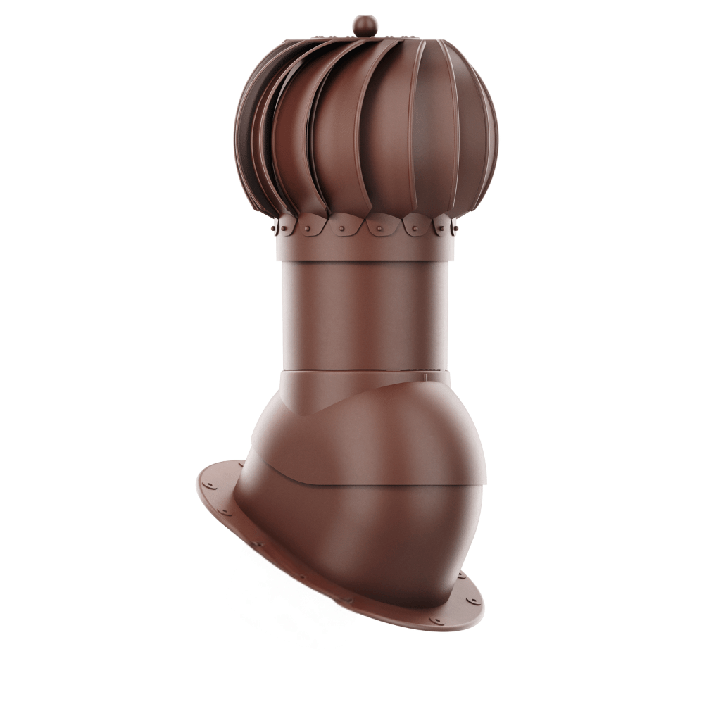 IVent ROTO ATTIC Round - Active Attic Vent for Metal Standing Seam or Snap Lock profiles.