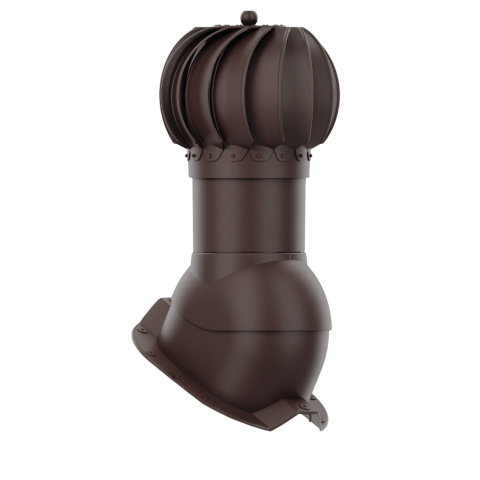 IVent ROTO ATTIC Round - Active Attic Vent for Metal Exposed Fasteners Roofing with RIB profile 1,1/4" high.
