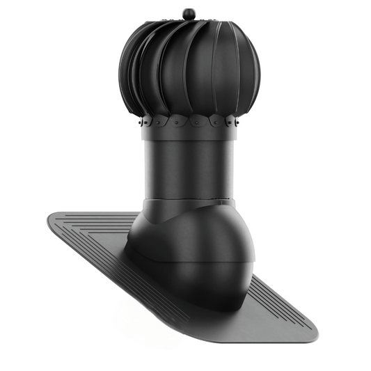 IVent ROTO ATTIC Round - Active Attic Vent for shingle, slate or shake Roofing