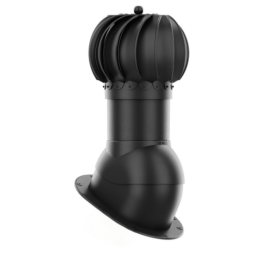 IVent ROTO ATTIC Round - Active Attic Vent for Metal Standing Seam or Snap Lock profiles.