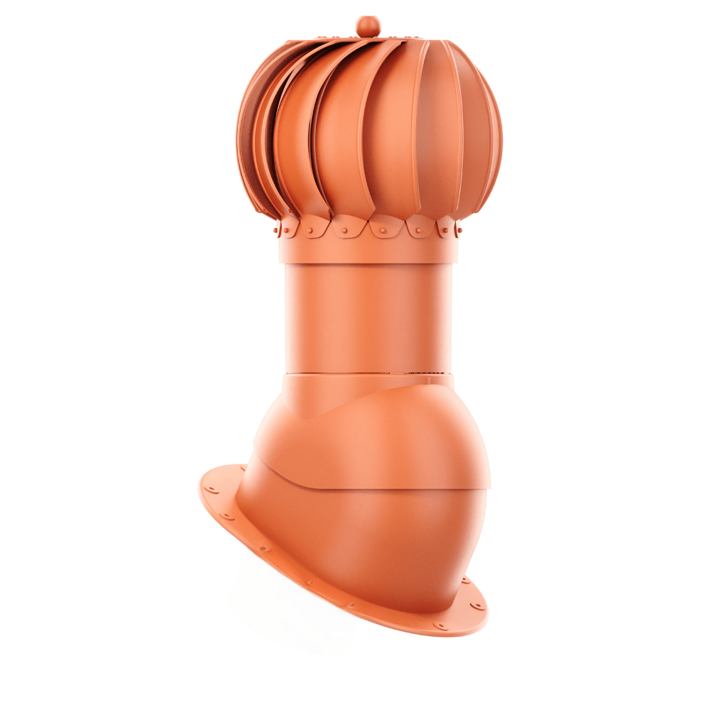 IVent ROTO ATTIC Round - Active Attic Vent for Metal Standing Seam or Snap Lock profiles.