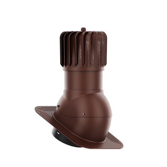 IVENT ROTO 8" OBLONG – active kitchen and bathroom roof exhaust - shingles, slate, or shakes installation