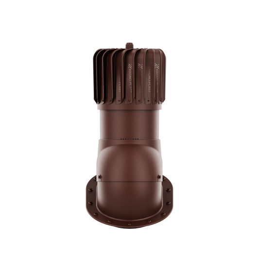 IVENT ROTO ATTIC 8" OBLONG – Active Attic Roof Exhaust Vent for Metal Standing Seam or Snap Lock Profiles.