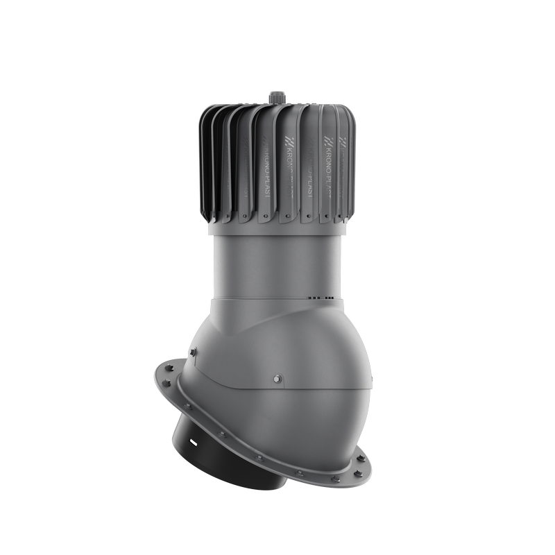 IVENT ROTO 8" OBLONG – Active Kitchen and Bathroom Roof Exhaust Vent for Metal Standing Seam or Snap Lock Profiles.