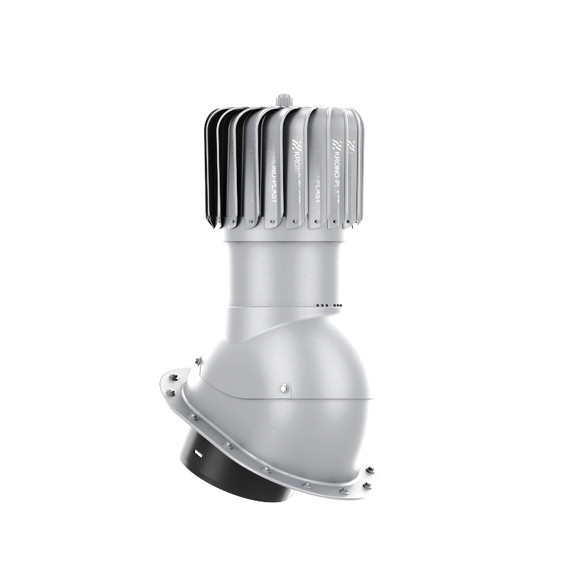 IVENT ROTO 8" OBLONG – Active Kitchen and Bathroom Roof Exhaust Vent for Metal Standing Seam or Snap Lock Profiles.