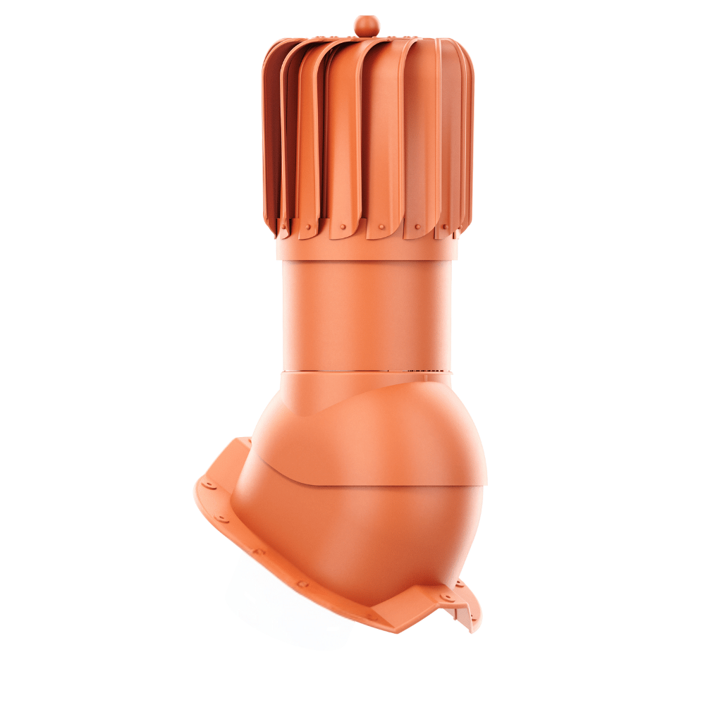 IVent ROTO ATTIC Oblong - Active Attic Vent for Metal Exposed Fasteners Roofing with RIB profile 1,1/4" high.