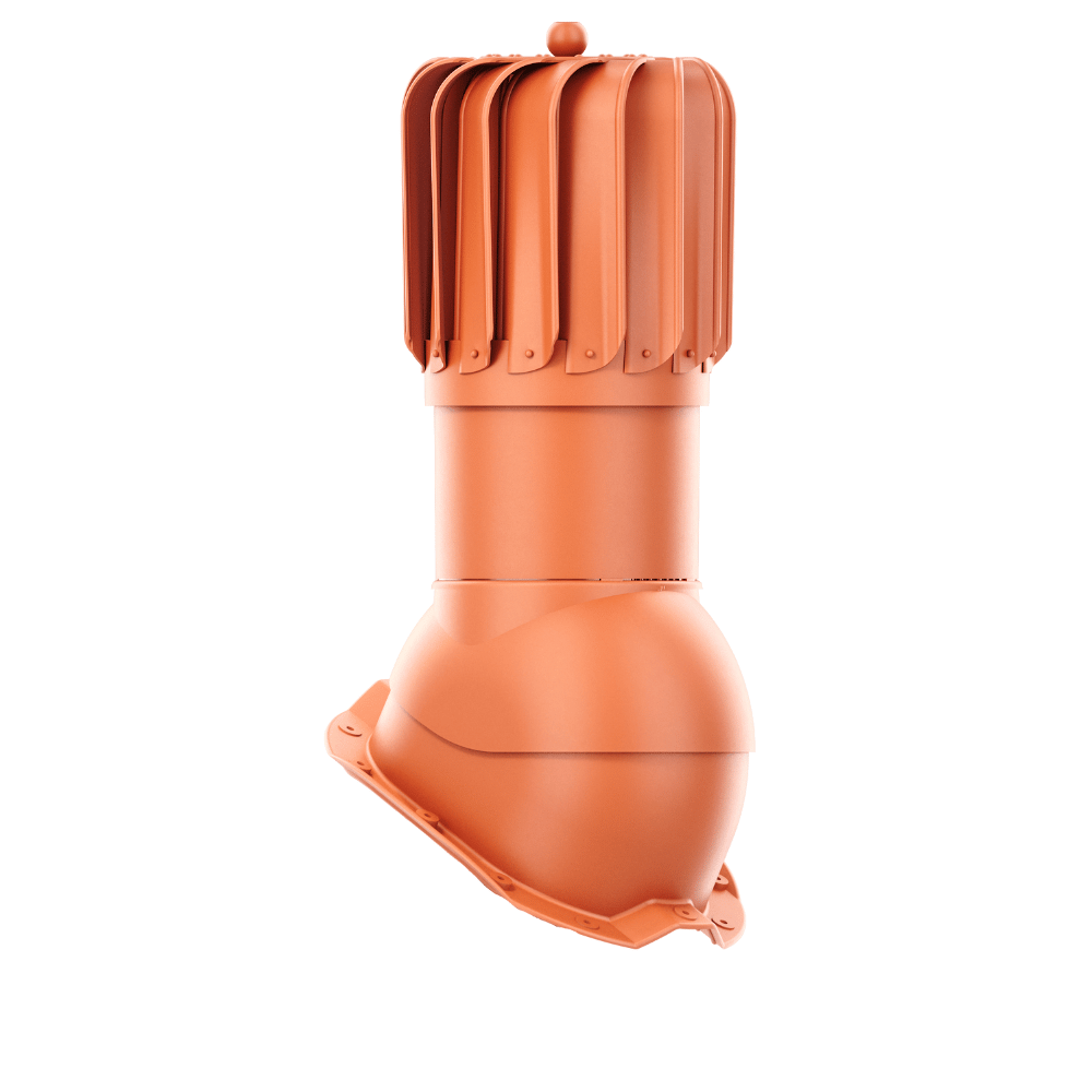 IVent ROTO ATTIC Oblong - Active Attic Vent for Metal Exposed Fasteners Roofing with RIB profile 3/4" high.