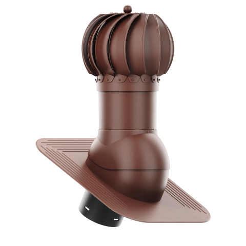 Roof turbine vent - active kitchen and bathroom roof exhaust - Ivent ROTO Round – Shingle Installation