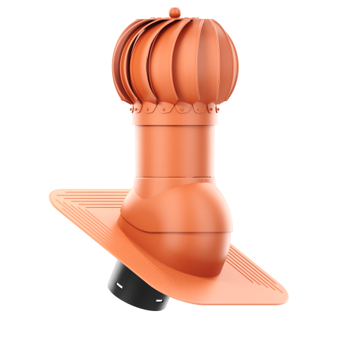 Roof turbine vent - active kitchen and bathroom roof exhaust - Ivent ROTO Round – Shingle Installation